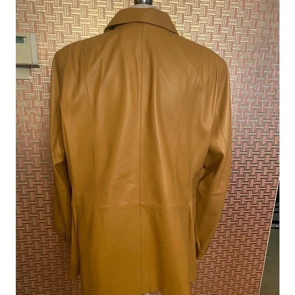 NWOT Lord & Taylor Leather Jacket - Picture 4 of 7